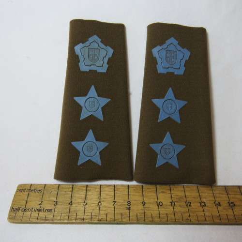 Pair of SA Air Force Colonel rank epaulettes