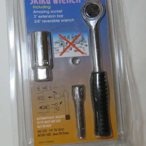 Skika Wrench - Fits size 6 to 21 - All in one tool