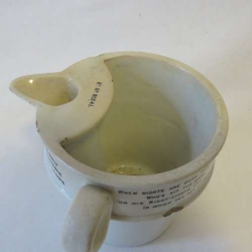 Sam Clarke's pyramid food farmer with lid - Late 1800's