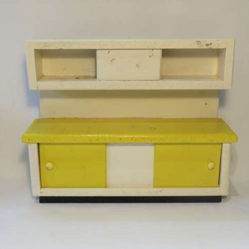 Wooden child's kitchen cabinet - Handmade