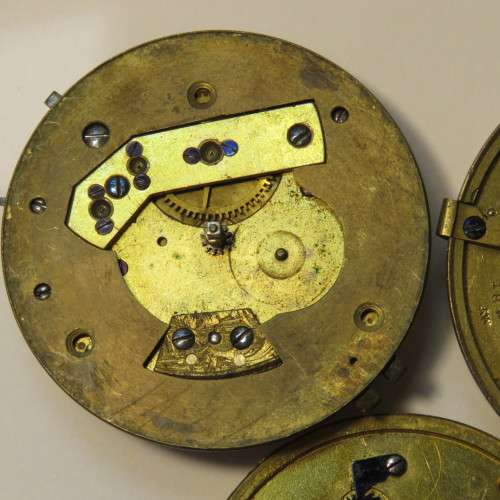 Lot of 3 antique pocket watch movements for spares - All Liverpool makers