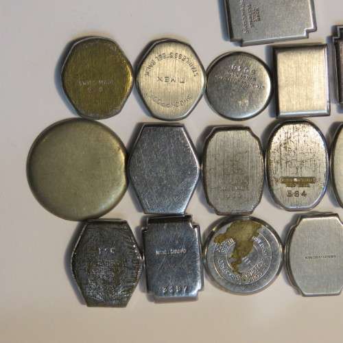 Lot of 20 watch backplates / Housings - From vintage watches