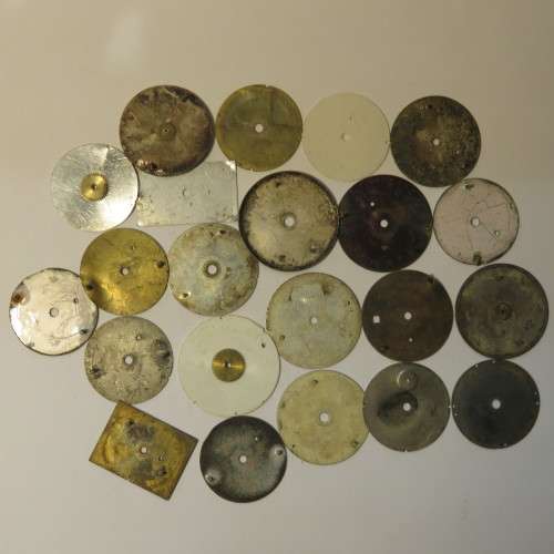 Lot of 22 ladies vintage watch faces - Well used
