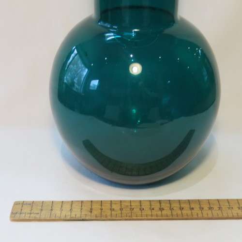 Vintage Carlyle South African glass flower vase - Large - 33 cm high