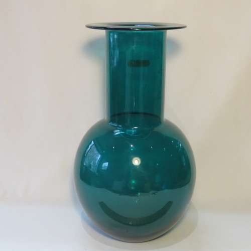 Vintage Carlyle South African glass flower vase - Large - 33 cm high