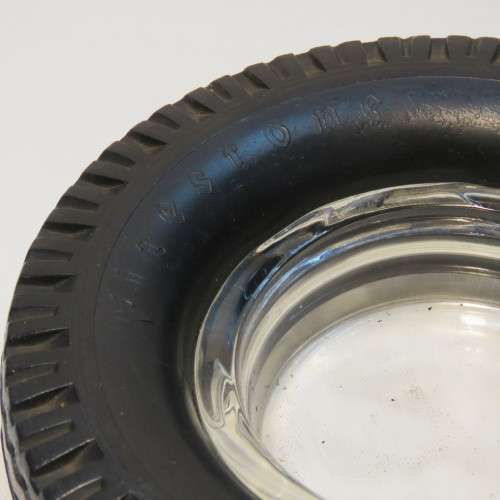Vintage Firestone mini tyre ashtray