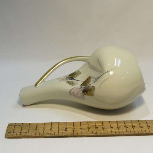 German handpainted art nouveau porcelain vase