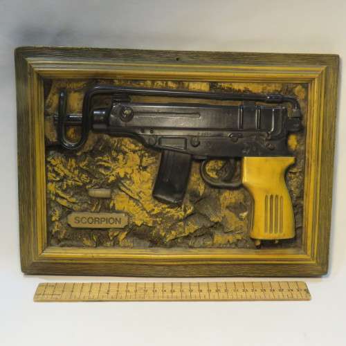 SADF Scorpion machine gun weapon ID foam plaque