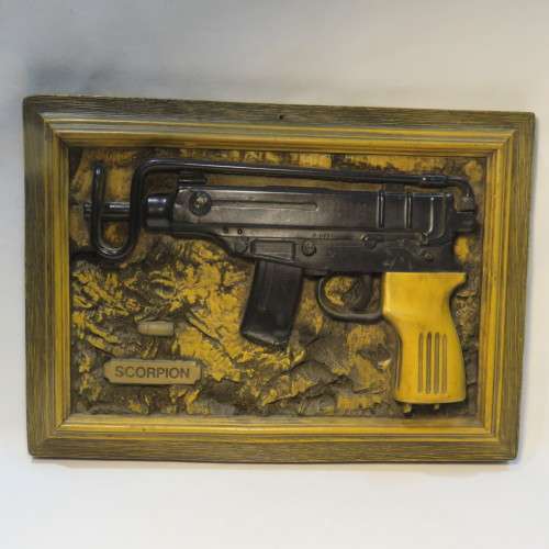 SADF Scorpion machine gun weapon ID foam plaque