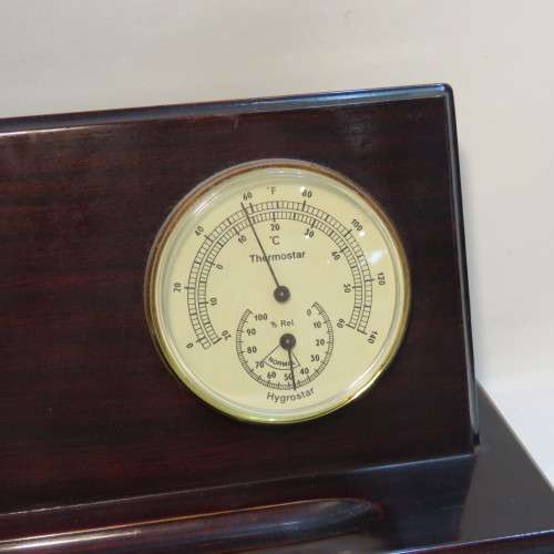Barometer thermostat pen stand for desk