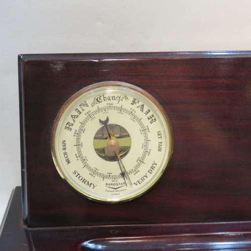 Barometer thermostat pen stand for desk