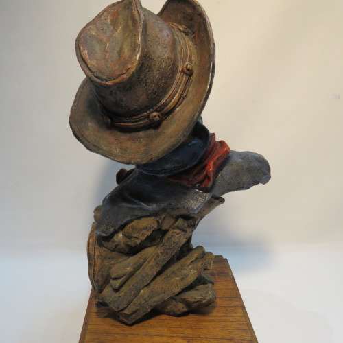 Shudehill cowboy resin bust