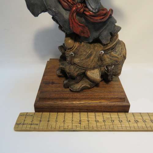 Shudehill cowboy resin bust