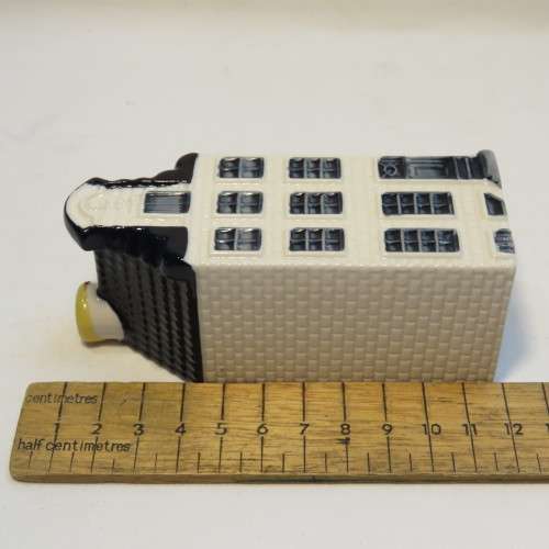 KLM blue Delfts Bols miniature house decanter - #59 - Still sealed