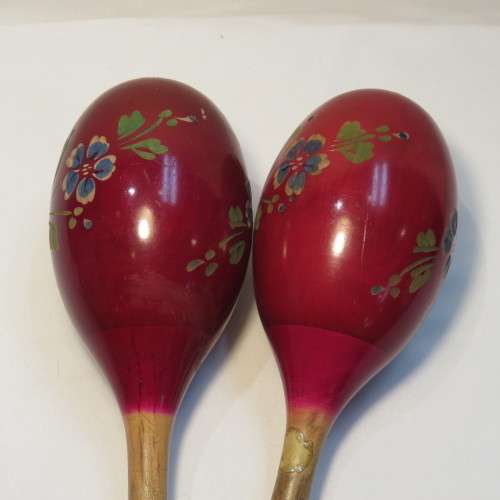 Pair of vintage Maracas - Rumba shakers