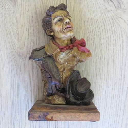 Shudehill Cowboy figurine - Polyresin on wood