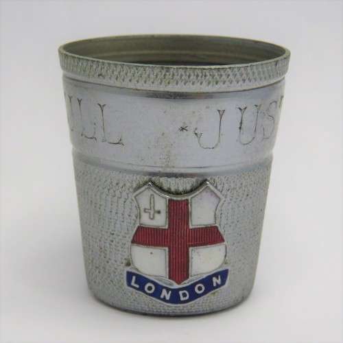 Just a thimble full shot glass
