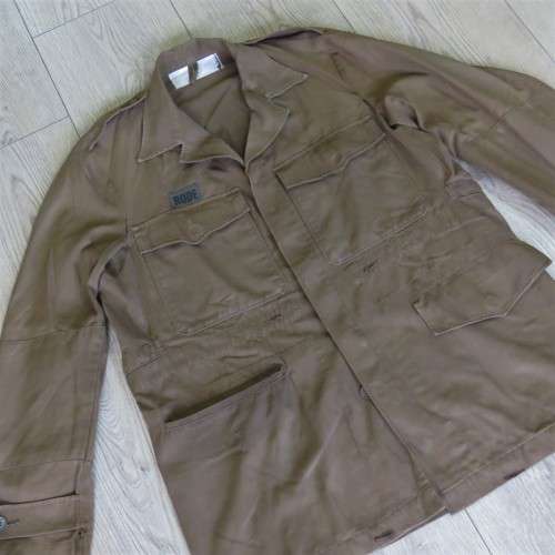 SADF Nutria bush jacket with Rode nametag - Sizes in description below
