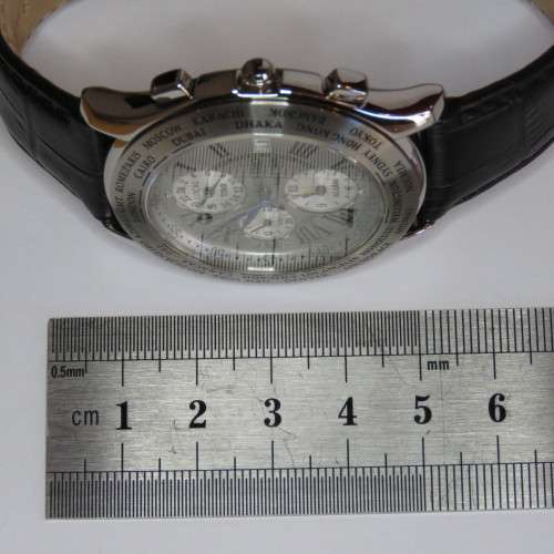 Rare Seiko World Timer Quartz mens watch - 5T82-0AB0 - Excellent working condition