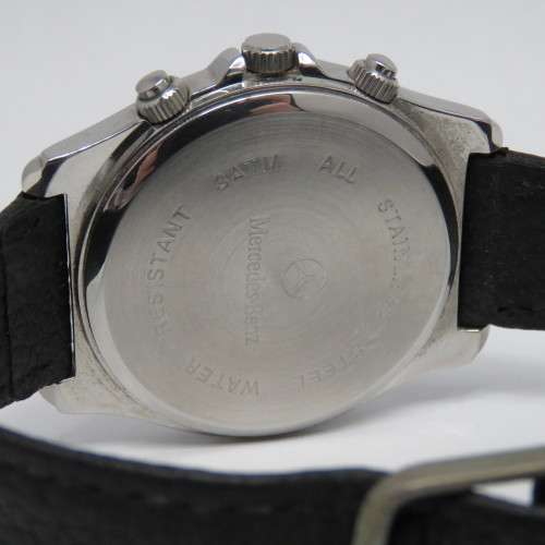 Mercedes-Benz Quartz Chronograph mens watch working - Fine scratch on glass