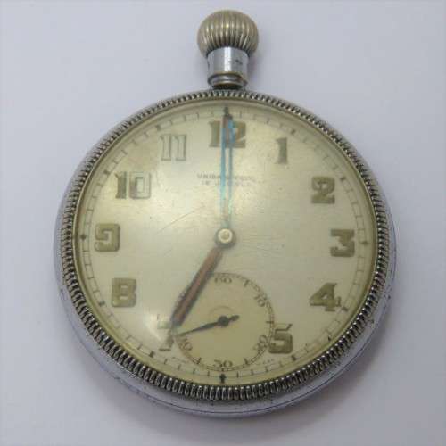 Vintage Union Special pocketwatch for spares - Not working - Balance wheel broken