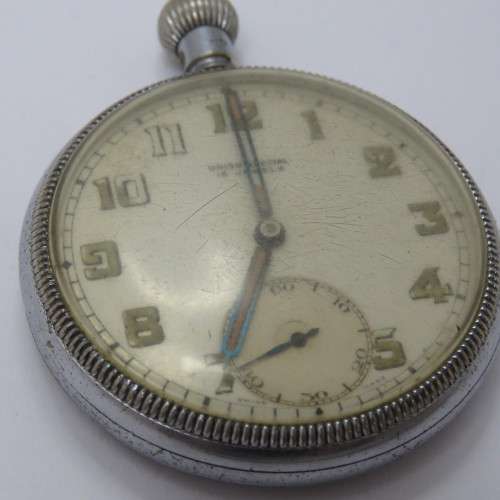 Vintage Union Special pocketwatch for spares - Not working - Balance wheel broken