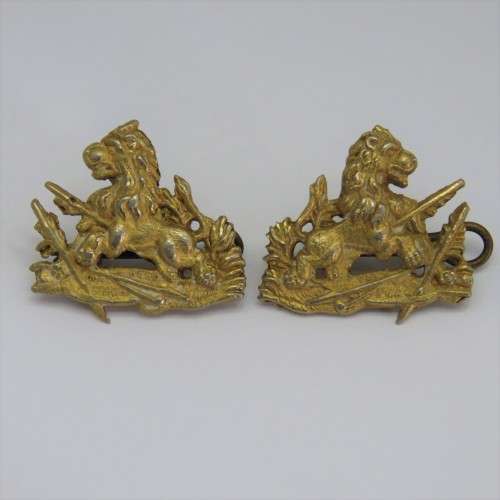 Pair of Rhodesia BSAP collar badges