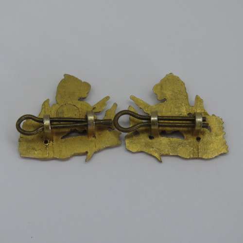 Pair of Rhodesia BSAP collar badges