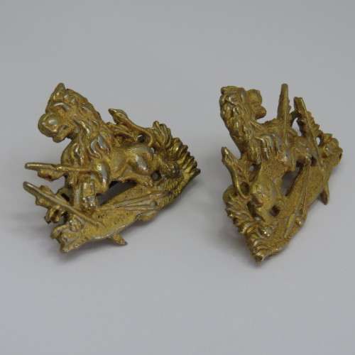 Pair of Rhodesia BSAP collar badges