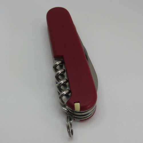 Victorinox pocket knife with leather pouch