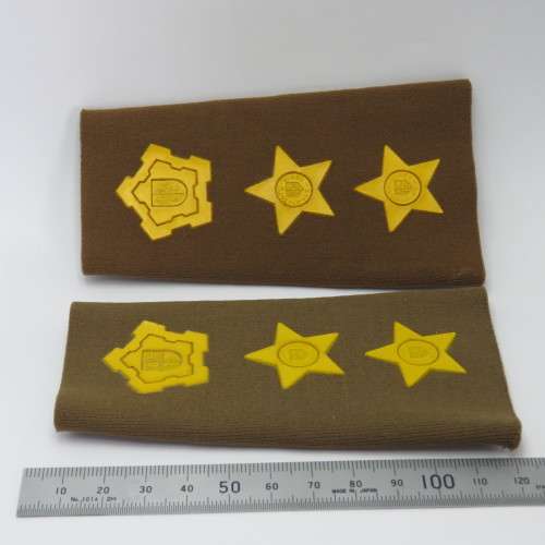 Pair of SADF colonel rank epaulettes