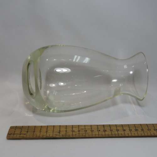Vintage lead glass flower pot