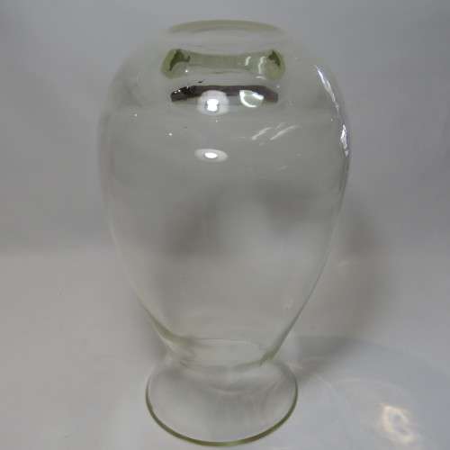 Vintage lead glass flower pot