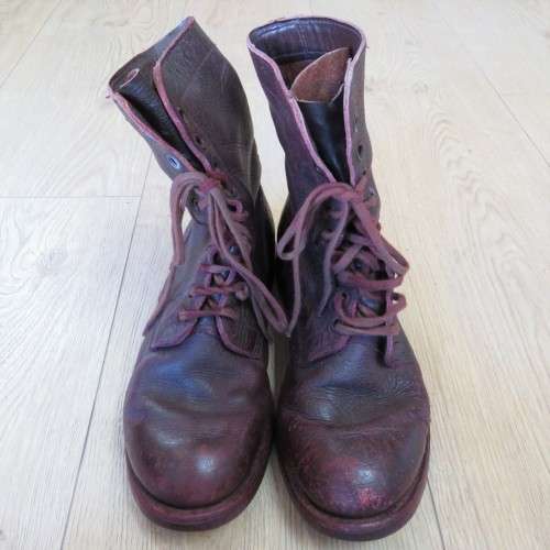 Pair of SADF combat boots - Looks like size 8