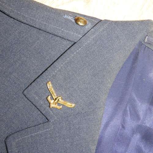 SA Air Force Sergeant Major uniform - 1977 Pattern - Jacket and trousers - Sizes below