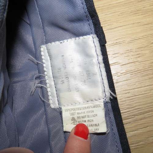 SA Air Force Sergeant Major uniform - 1977 Pattern - Jacket and trousers - Sizes below