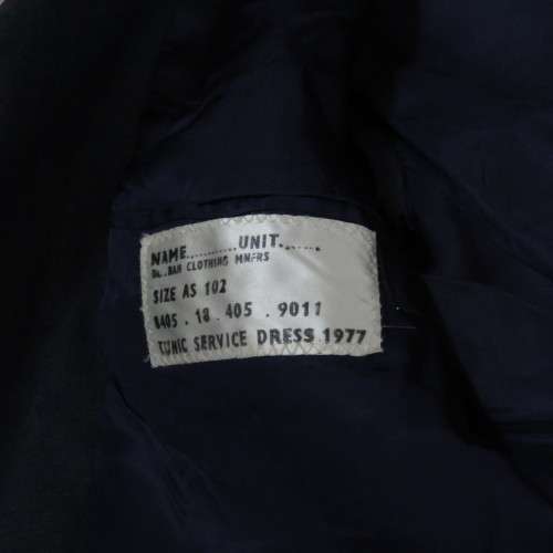 SA Air Force Sergeant Major uniform - 1977 Pattern - Jacket and trousers - Sizes below