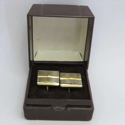 Pair of vintage goldplated cufflinks
