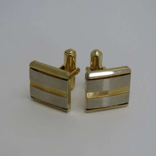 Pair of vintage goldplated cufflinks