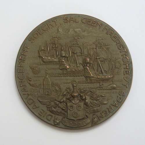 1952 Jan and Maria van Riebeeck bronze medallion