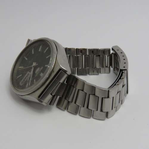 Vintage Seiko 5 Automatic mens watch - Working - Crown is not winding - Rotor is loose