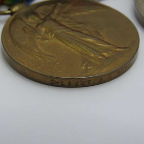 Set of WW1 and WW2 medals issued to 2nd Lieutenant J.C. Pope