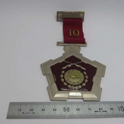 1988 SA National Rifle Association shooting medal 10th place