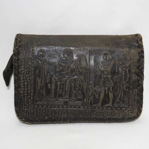 WW2 Egyptian leather purse