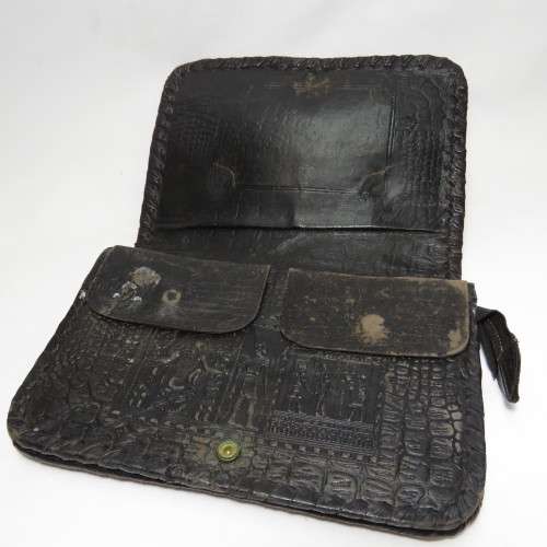 WW2 Egyptian leather purse