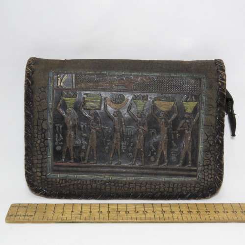 WW2 Egyptian leather purse
