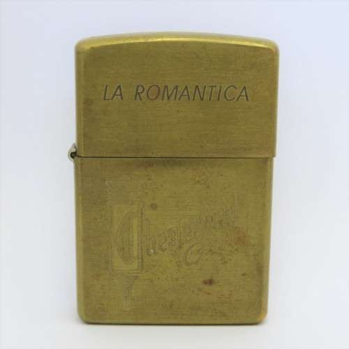 Chesterfield brass Zippo - Marked La Romantica