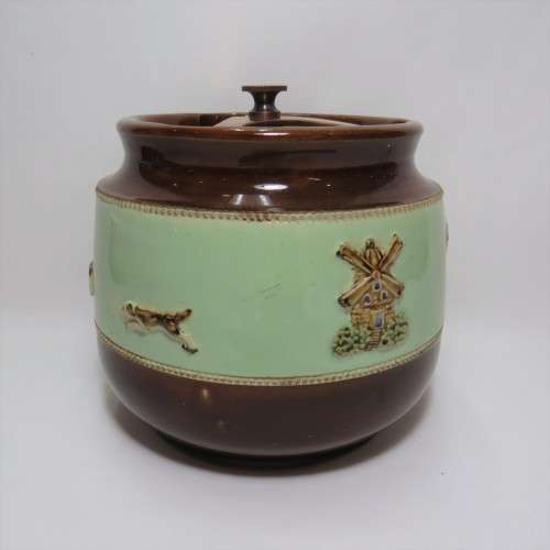 Vintage Bourne Denby tobacco jar