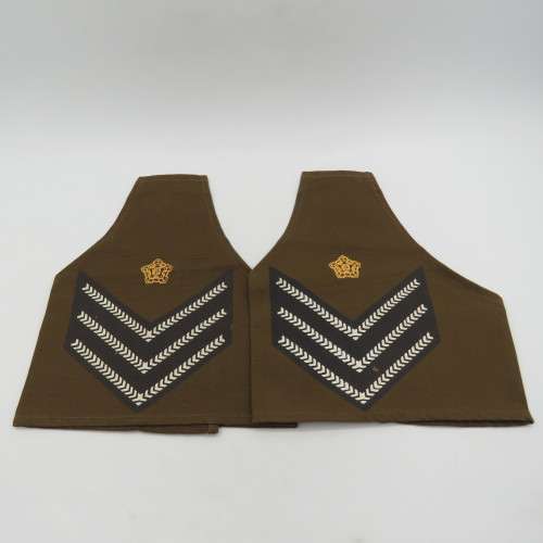 Pair of SADF staff Sergeant rank brassards