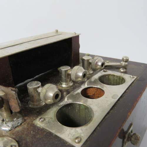 Antique Berec electrical shock therapy machine - some parts missing